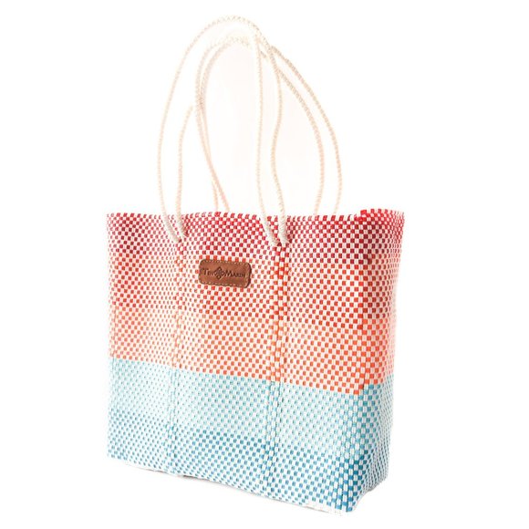 NWT Sunrise Woven Tote Bag - Picture 5 of 6